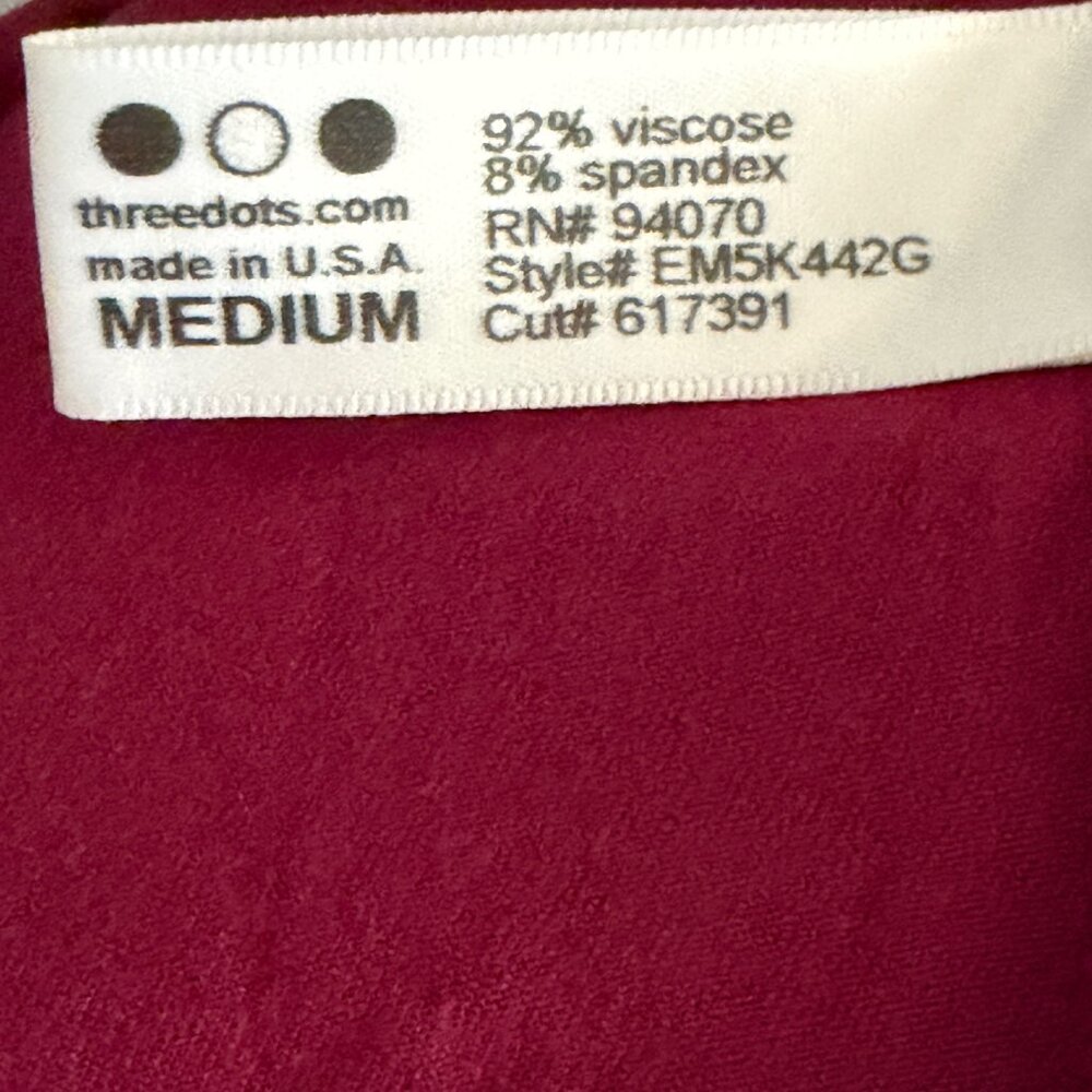 Sleveless V-Neck Red Dress - Picture 8 of 8